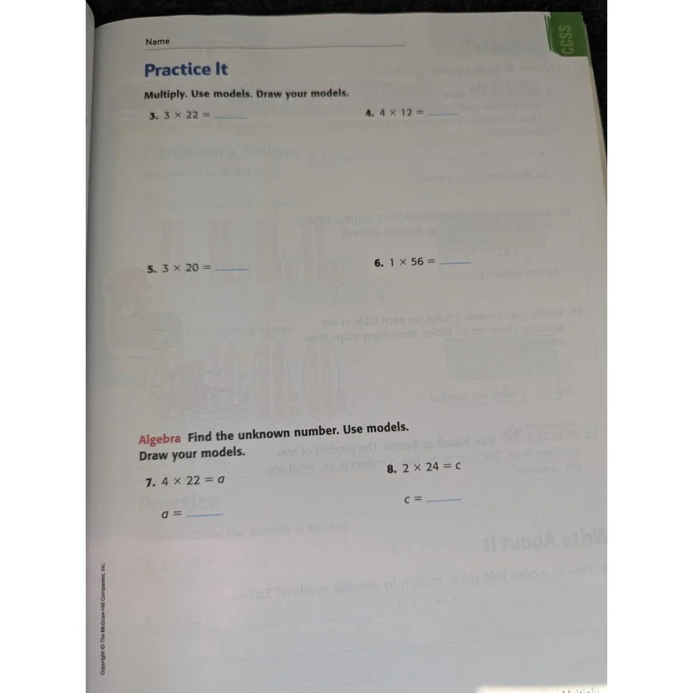 McGraw‎ Hill Education My Math Paperback Workbooks Volume 1